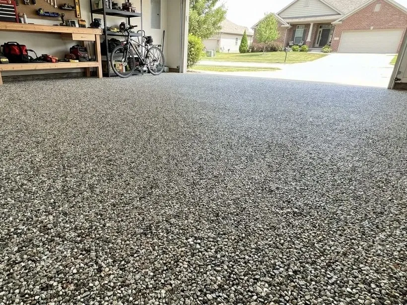 Floor Shield of Kansas City Crushed Concrete Garage Floor