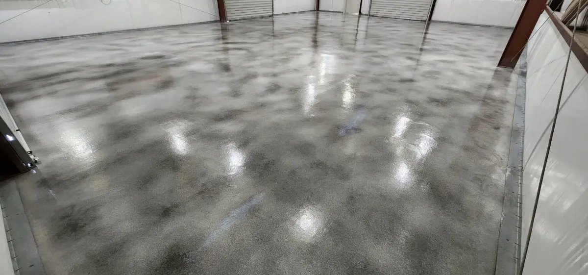 Floor Shield of Kansas City Clear system finish revealing concrete texture